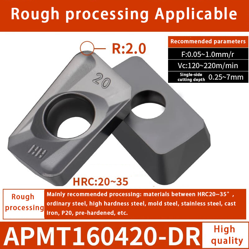 140-CNC milling blade APM T1135 stainless steel special alloy blade Shandong Denso Pricision Tools Co.,Ltd.